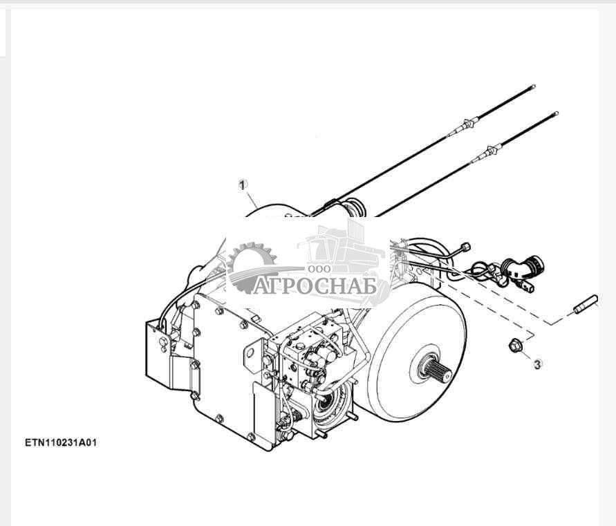 Трансмиссия с кнопочным переключением передач, 30 kmh 